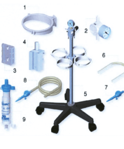 Surgical Suction Flovac - Trolley 4 Place