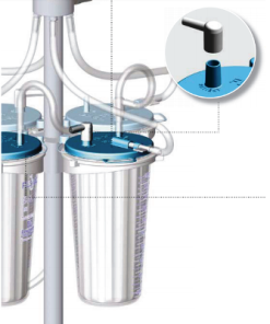 Lid Connector Surgical Suction Flovac 5's